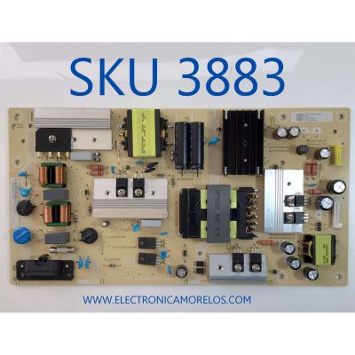 FUENTE DE PODER PARA TV PHILIPS / NUMERO DE PARTE PLTVJJ401XAEE / 715G9860-P01-005-003S / (X)PLTVJJ401XAEE / JJ401XAEE / 5103578P0088 / PANEL TPT580B5-U1T01.D REV:S01AJ / MODELO 58BFL2114 / 58BFL2114/27